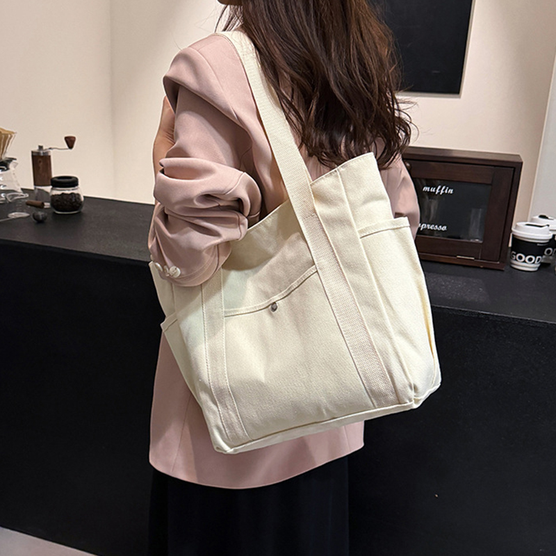 Women'S Young Bags - マタニティチェックキャンバスハンドバッグ、女性用ショルダークロスボディバッグ、書類収納バッグ、ブリティッシュスタイルトートバッグ（若い女性向け）