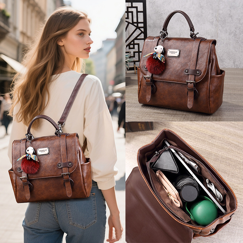 Women Bags 2026 Trends - 2026年、女性向けの大容量バックパック、最新ファッショントレンド、高品質PUレザー製ハンドバッグ、クロスボディバッグ、デザイナーズブランド、高級感。