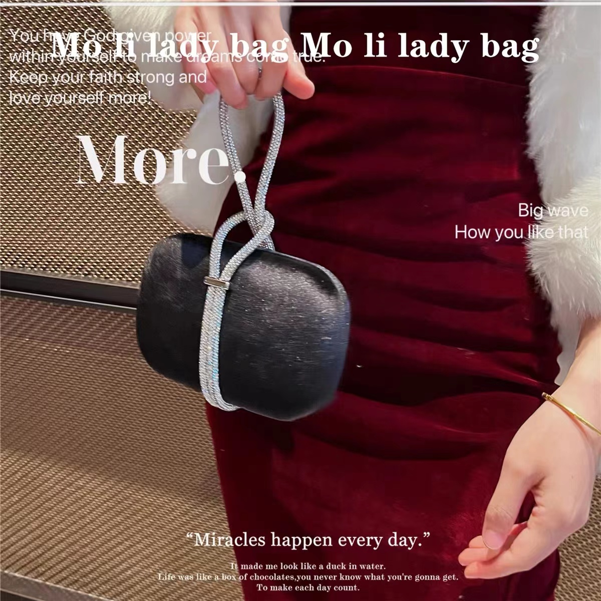 女性のための豪華なベルベットのスクエアバッグ,ファッションハ - Women Bags On Sale のレビューと価格