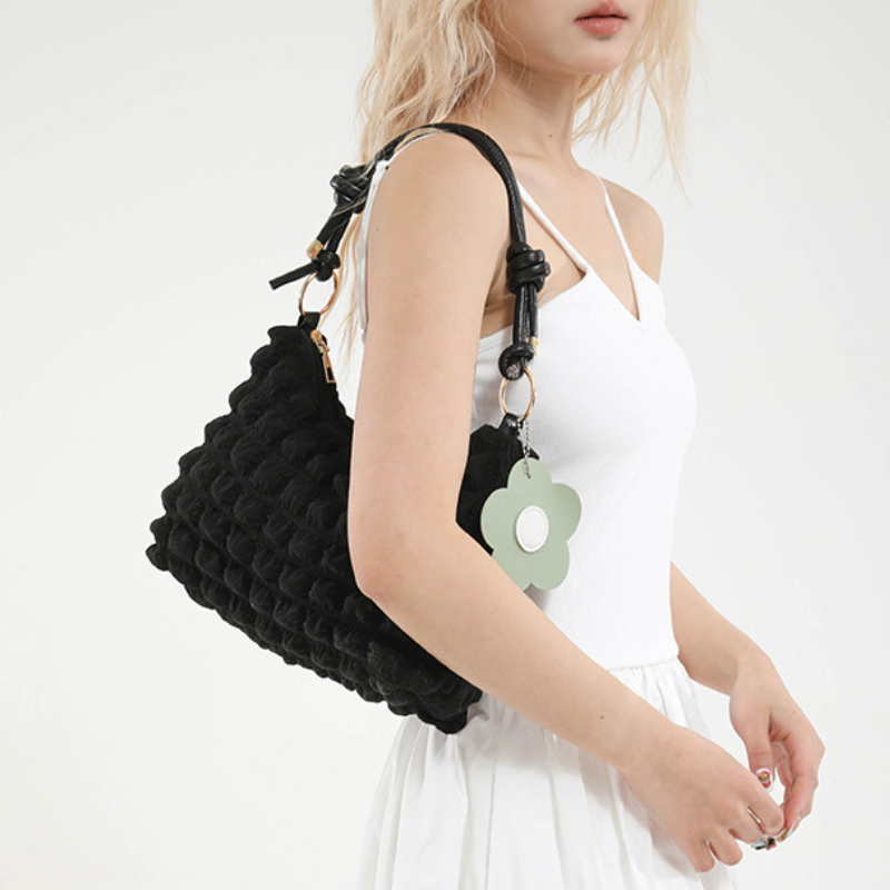 女性の新しいハンドバッグ韓国無地ドーパミンファッショナブルな - Women Bags Branded のレビューと価格